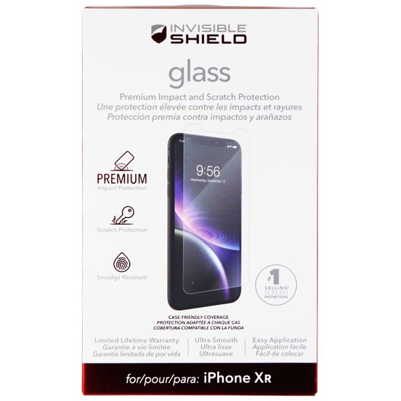 ZAGG Invisible Shield Glass Screen Protector for Apple iPhone XR - Clear