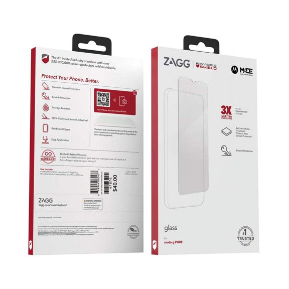 ZAGG Invisible Shield Glass Screen Protector - moto g pure