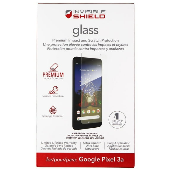 ZAGG Invisible Shield (Glass) Series Tempered Glass for Google Pixel 3a - Clear