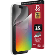 ZAGG InvisibleShield Glass Screen Protector with Blue Light Filter for Apple iPhone 18 Pro Max & 17 Pro Max with PerfectFit  Installation, 3x Stronger Glass, Impact & Scratch Protection