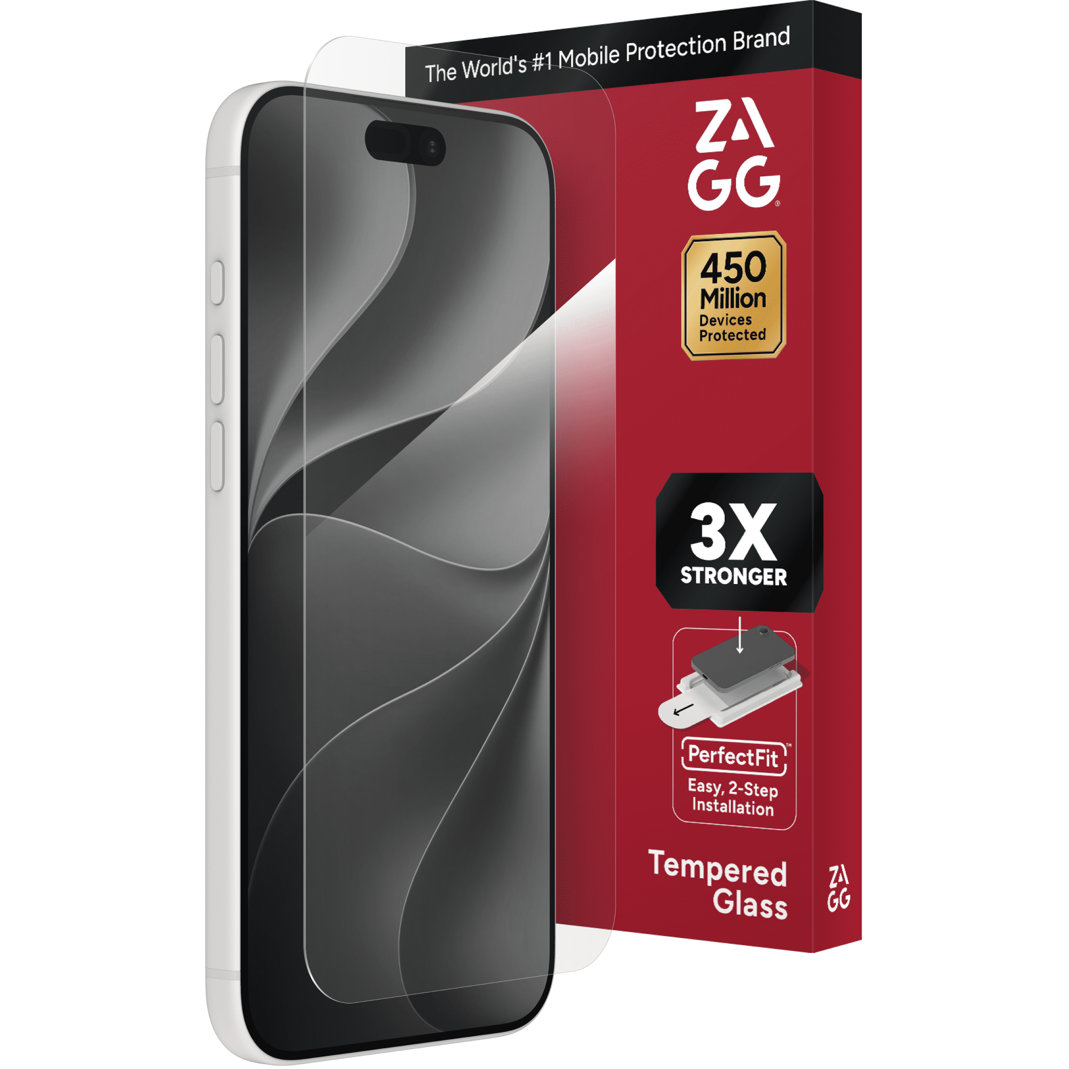 ZAGG InvisibleShield Clear Glass Screen Protector for Apple iPhone 18 Pro Max & iPhone 17 Pro Max with PerfectFit™ Installation, 3x Stronger Glass, Impact & Scratch Protection