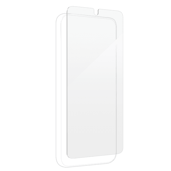 ZAGG InvisibleShield Anti-Microbial Glass Fusion Cell Phone Screen Protector with for Samsung S23+ Clear