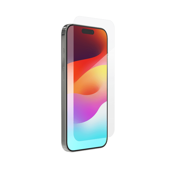 ZAGG InvisibleShield Glass Elite Anti-Glare iPhone 15 Pro Screen Protector - 5X Stronger with Reinforced Edges Scratch & Smudge-Resistant Surface Matte Finish Easy to Install