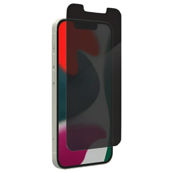ZAGG InvisibleShield Glass Elite Privacy 360 - 4-way Privacy Screen Protector - Made for Apple iPhone 13 mini – 5X Impact Protection