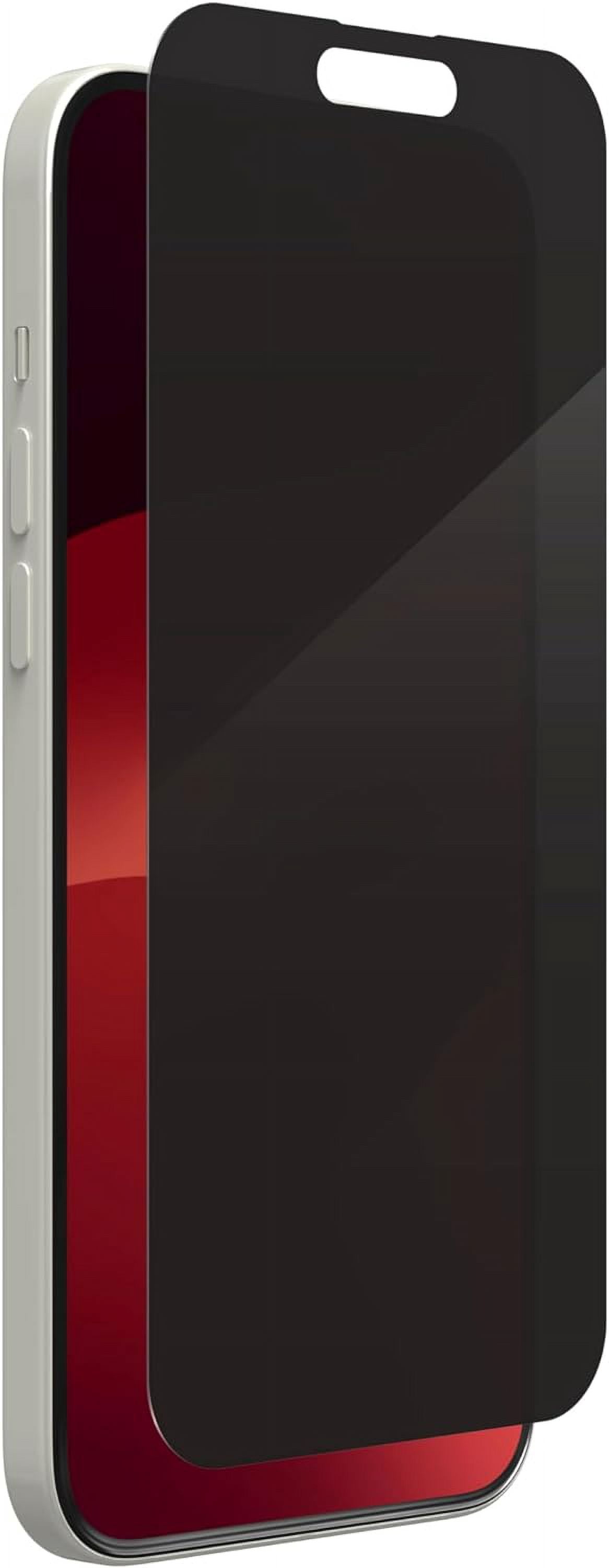 Privacy Plus Screen ZAGG InvisibleShield Glass Elite Privacy 360 iPhone 15 Plus Screen ...