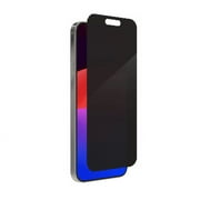 ZAGG InvisibleShield Glass Elite Privacy 360 iPhone 15 Pro Max Screen Protector - 5X Stronger with Reinforced Edges 4-Way Privacy Filter Scratch & Smudge-Resistant Surface Easy to Install