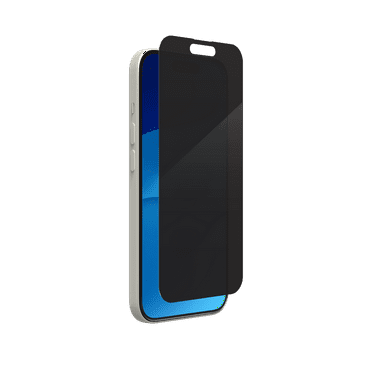ZAGG InvisibleShield Glass Elite Privacy 360 iPhone 15 Screen Protector - 5X Stronger with Reinforced Edges 4-Way Privacy Filter Scratch & Smudge-Resistant Surface Easy to Install