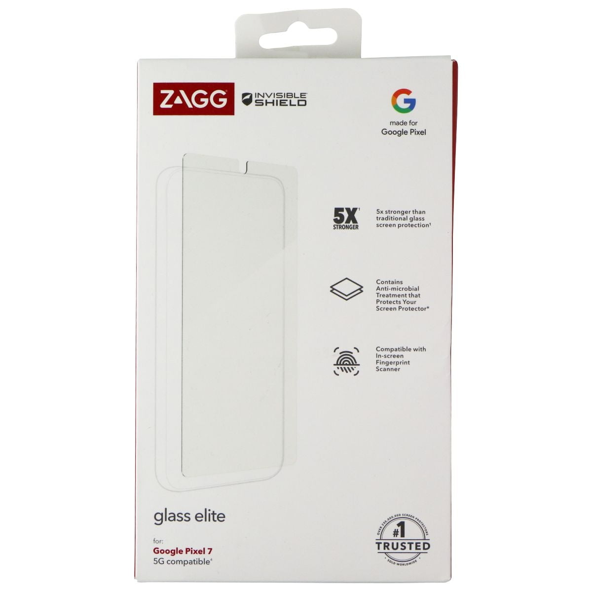 ZAGG InvisibleShield (Glass Elite) Screen Protector for Google Pixel 7 Clear
