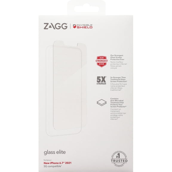 ZAGG InvisibleShield Glass Elite iPhone 14 Plus/ 13 Pro Max Screen Protector