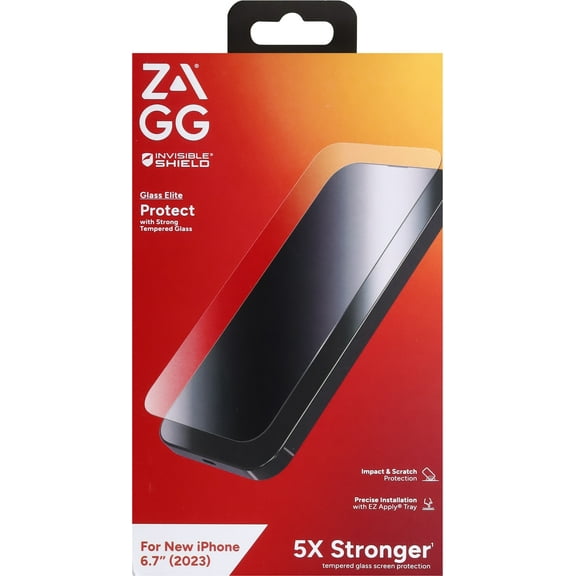 ZAGG InvisibleShield Glass Elite iPhone 15 Plus Screen Protector