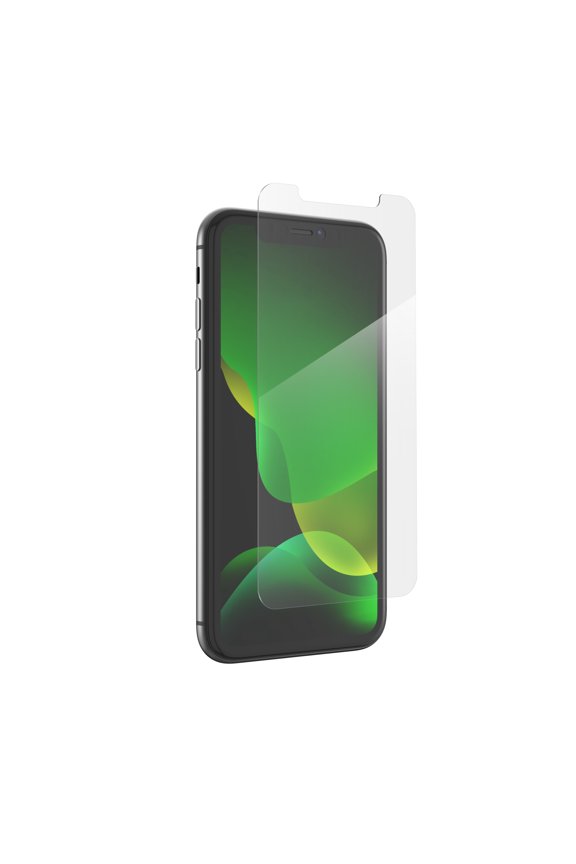 InvisibleShield  Apple iPhone 11 & XR Glass Shield Clear Screen Protector, Easy Installation with Precise Install Tray, 3x Stronger Glass, Impact & Scratch Protection