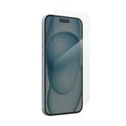 ZAGG InvisibleShield – Apple iPhone 15 Plus Glass Shield Clear Screen Protector, Easy Installation with Precise Install Tray, 3x Stronger Glass, Impact & Scratch Protection
