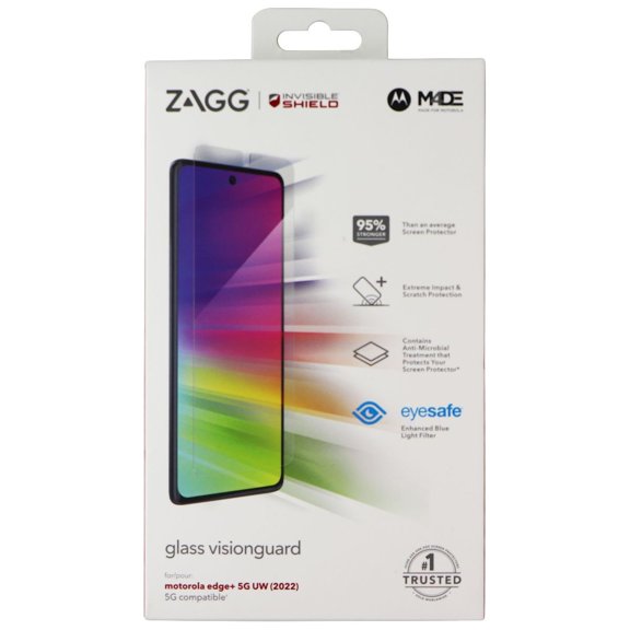 ZAGG InvisibleShield Glass Visionguard Screen for Motorola Edge+ 5G UW (2022)
