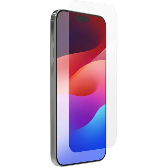 ZAGG InvisibleShield Glass+ iPhone 15 Pro Max Screen Protector - 3X Stronger with Reinforced Edges Scratch & Smudge-Resistant Surface Easy to Install