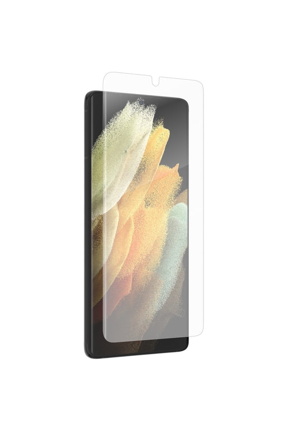 InvisibleShield GlassFusion+ - Hybrid Glass Screen Protector - Made for Samsung GS21 Ultra (6.9") - Case Friendly