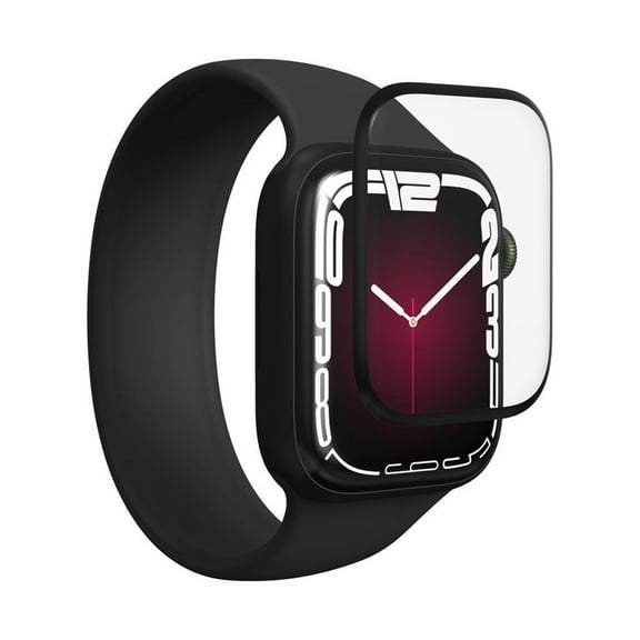ZAGG InvisibleShield GlassFusion - Made for Apple Watch Series 7 and Series 8 (41mm) - Extreme Hybrid Glass Screen Protection