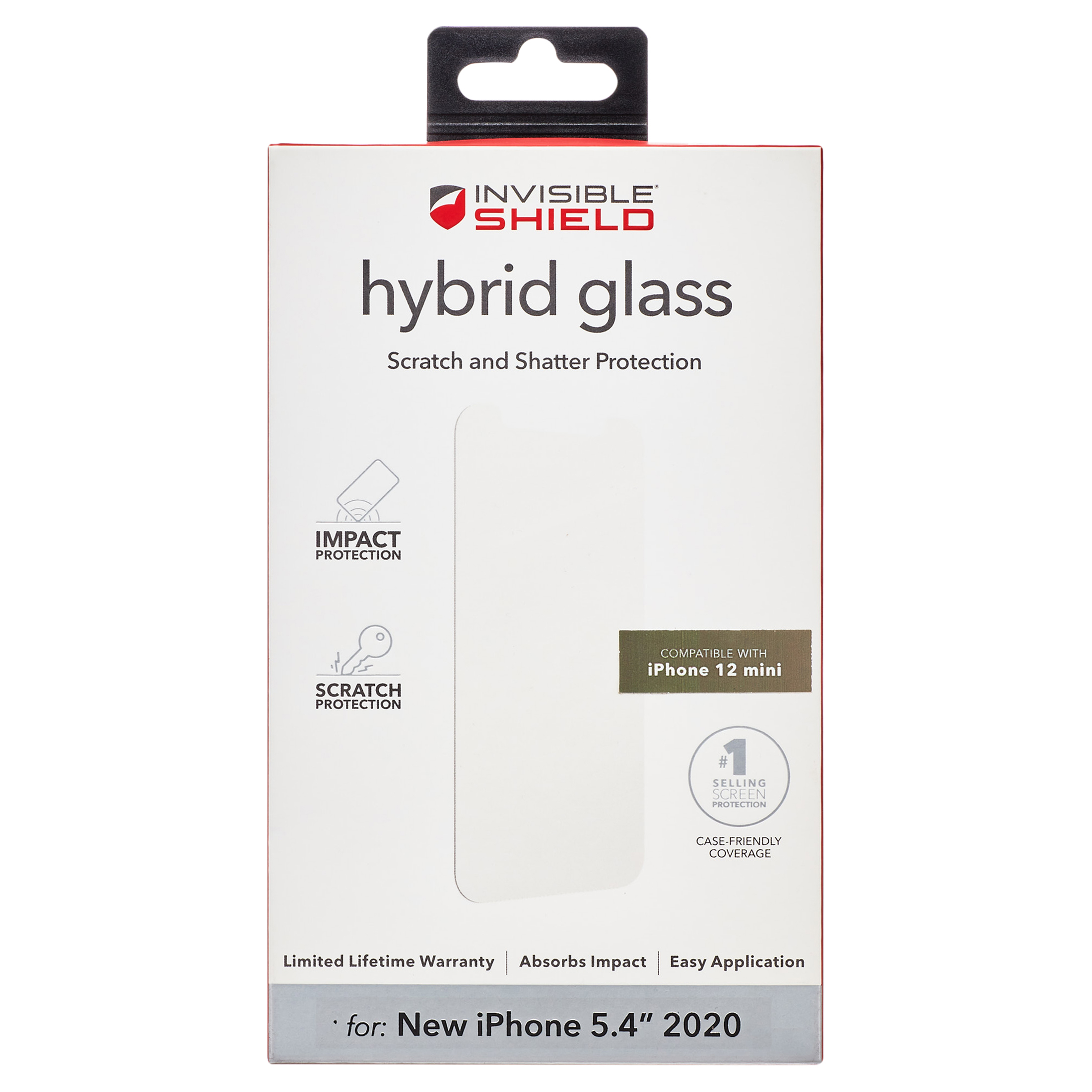 ZAGG InvisibleShield Hybrid Screen Protector for iPhone 12 Mini - image 1 of 9