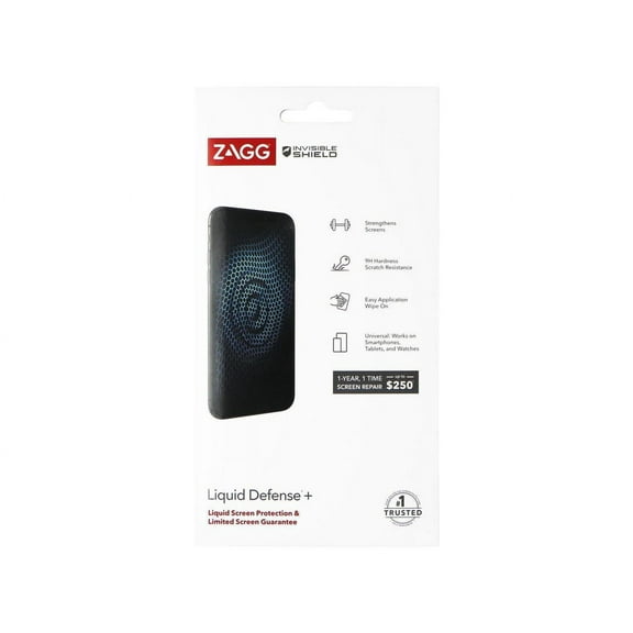 Liquid Defense+ Screen Protector with ZAGG Screen Repair Guarantee
