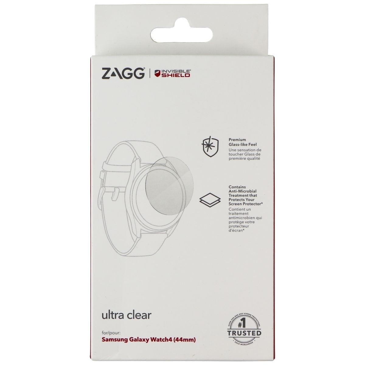 ZAGG InvisibleShield Ultra Clear Protector for Samsung Galaxy Watch4 44mm Walmart
