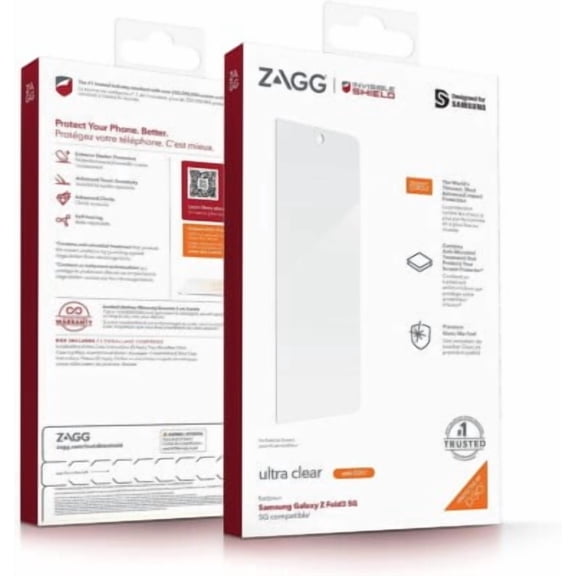 ZAGG InvisibleShield Ultra Clear Screen Protector for Samsung Galaxy Z Fold3 5G