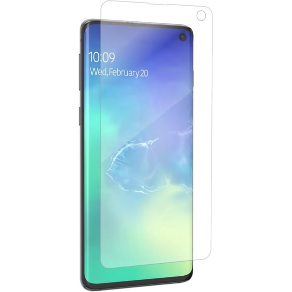 ZAGG InvisibleShield Ultra VisionGuard - Protect your eyes and your phone - for Samsung Galaxy S10 - Case Friendly Screen Protection