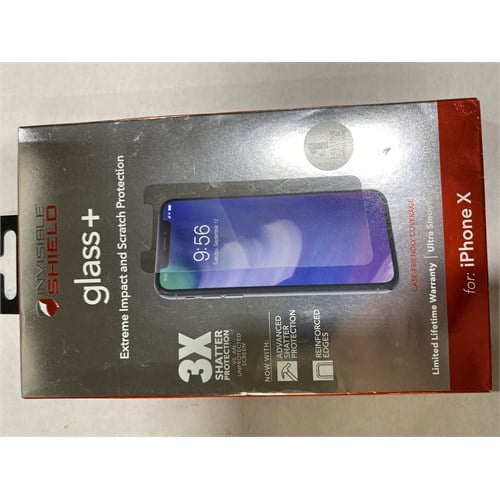 ZAGG InvisibleShield glass+ Screen Protector for Apple iPhone X