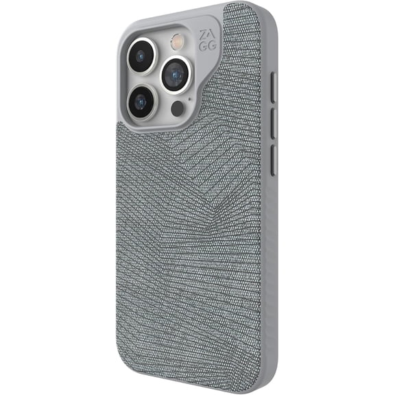 ZAGG London Snap iPhone 15 Pro Case - Protective Cell Phone Case Drop Protection (13ft/4m) Durable Graphene MagSafe Phone Case Slim and Lightweight