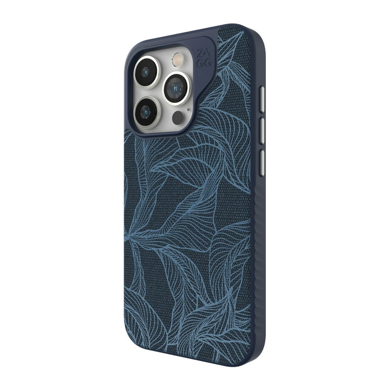 ZAGG London Snap iPhone 15 Pro Case - Protective Cell Phone Case Drop Protection (13ft/4m) Durable Graphene MagSafe Phone Case Slim and Lightweight ZAGG London Snap iPhone 15 Pro Case - Protective Cell Phone Case Drop Protection (13ft/4m) Durable Graphene MagSafe Phone Case Slim and Lightweight
