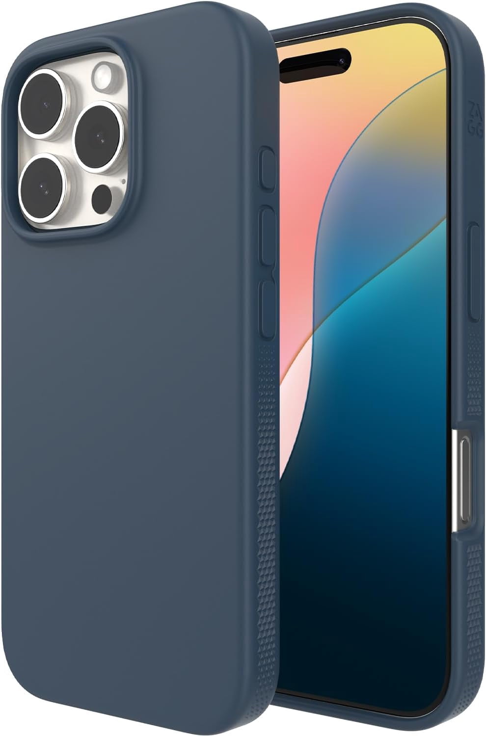 ZAGG Manhattan Snap Case for iPhone 16 Pro Navy Blue