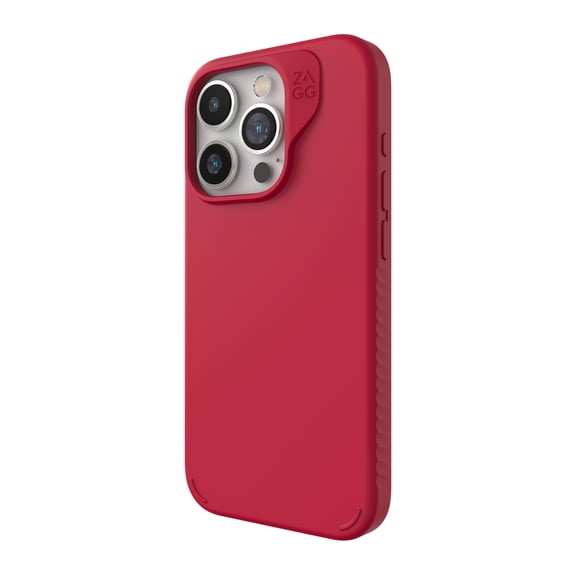ZAGG Manhattan Snap iPhone 15 Pro Case - Premium Silicone iPhone Case for iPhone 15 Durable Graphene Material Smooth Surface with a Comfortable Ripple Grip MagSafe Phone Case