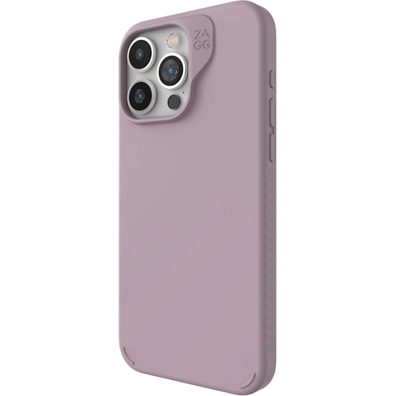 ZAGG Manhattan Snap iPhone 15 Pro Max Case - Premium Silicone iPhone Case for iPhone 15 Durable Graphene Material Smooth Surface with a Comfortable Ripple Grip MagSafe Phone Case
