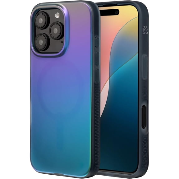 ZAGG Milan Snap Case for iPhone 16 Pro Raven Feather