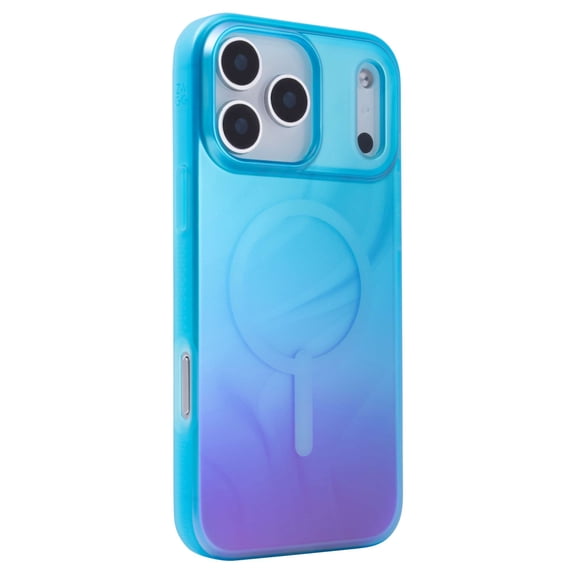 ZAGG Milan Snap Case for iPhone 17 Pro Max - Deep Aurora Graphene Strengthened Phone Case with Drop Protection (13ft/4m) Textured Edges & Sparkle Design MagSafe Charging Compatible