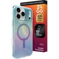 thumbnail image 1 of ZAGG Milan Snap Case for iPhone 17 Pro Max - Iridescent Bubble Graphene Strengthened Phone Case with Drop Protection (13ft/4m) Textured Edges & Sparkle Design MagSafe Charging Compatible, 1 of 9