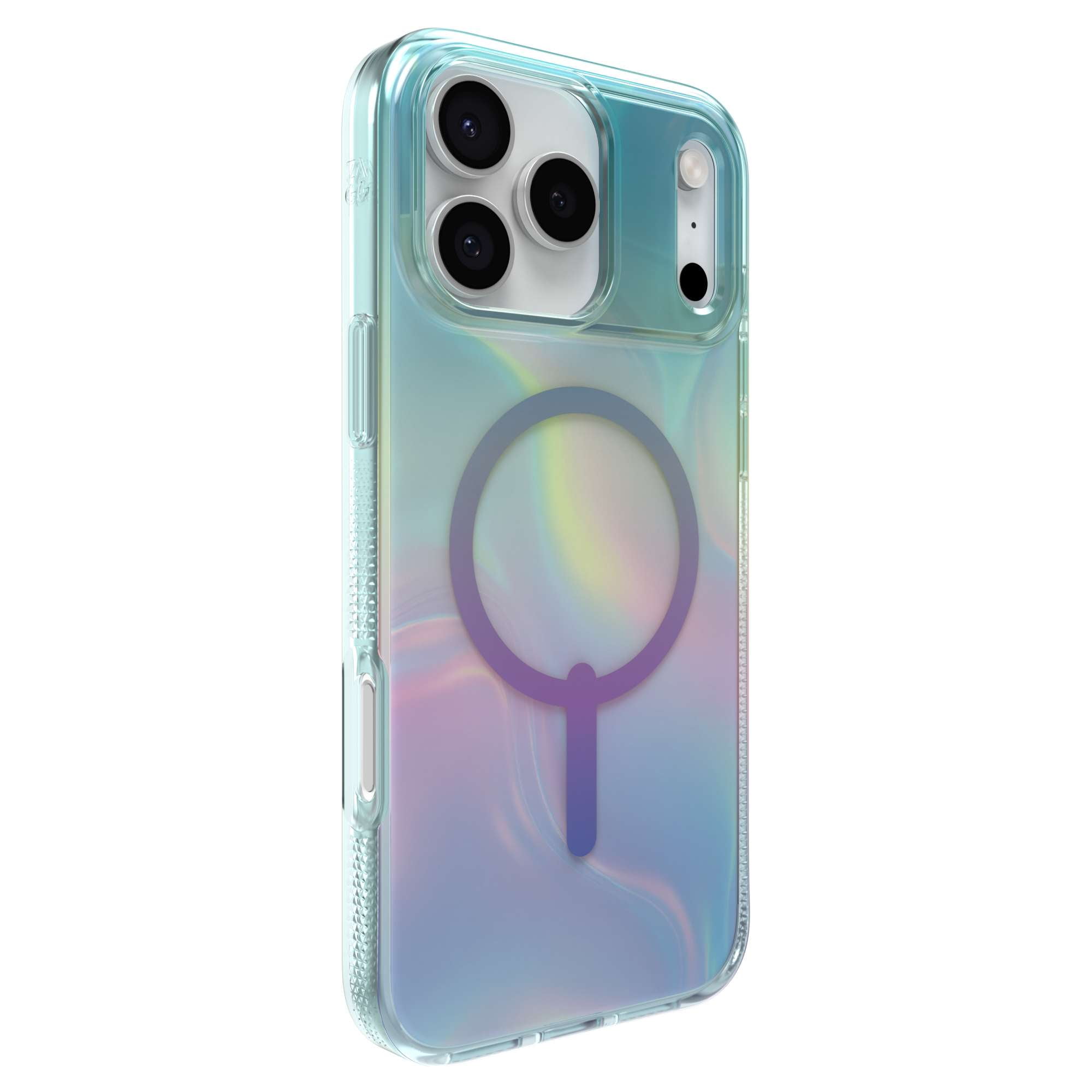 ZAGG Milan Snap Case for iPhone 17 Pro Max - Iridescent Bubble
