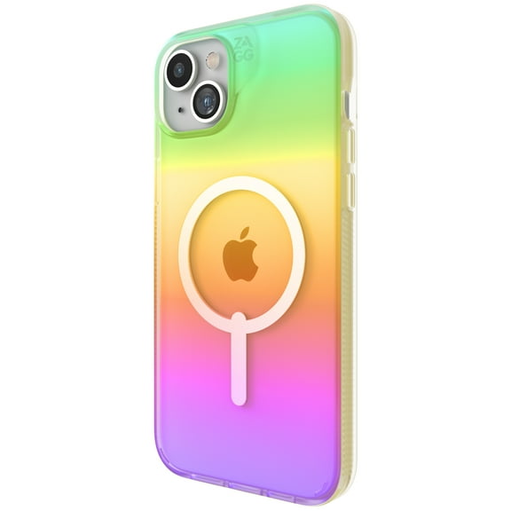 ZAGG Milan Snap iPhone 15 Plus Case - iPhone MagSafe Case with Drop Protection (13ft/4m) Durable Graphene Anti-Yellowing & Scratch-Resistant Wireless Charging MagSafe Case