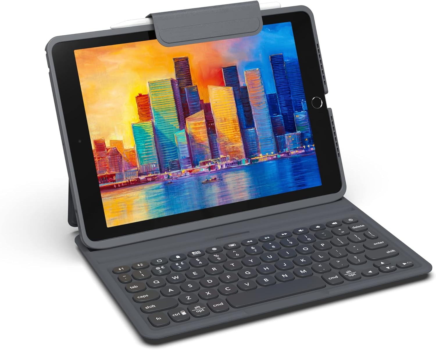 ZAGG Pro Keys Keyboard/Cover Case for 10.2" Apple iPad Tablet, Black
