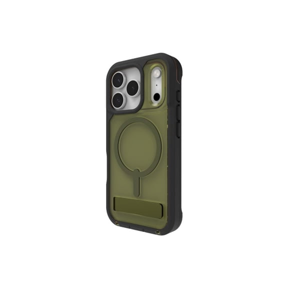 ZAGG Rainier Snap - Back cover for cell phone - rugged - with kickstand - MagSafe compatibility - sea kelp - for Apple iPhone 17 Pro