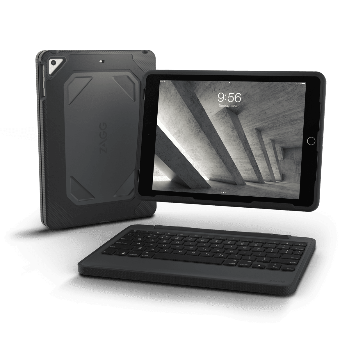 ZAGG Rugged Book Detachable Case and Keyboard for iPad