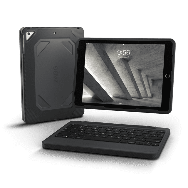 ZAGG Rugged Book Detachable Case and Keyboard for iPad