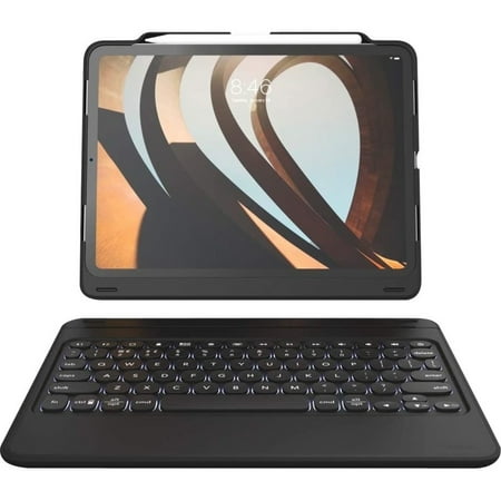ZAGG - Rugged Book Go Keyboard Folio Case for Apple® iPad® Pro 11" (1st Generation 2018 and 2nd Generation 2020) - Black