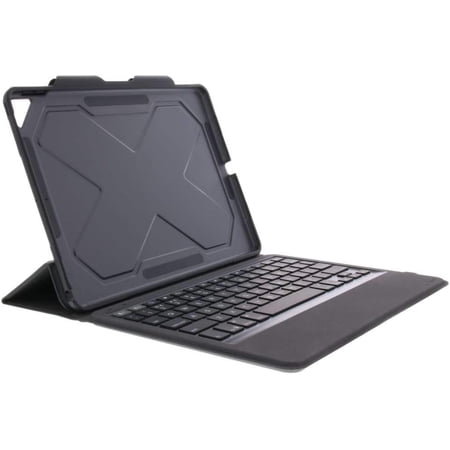 ZAGG Rugged Messenger - 7 Color Backlit Case and Bluetooth Keyboard for 2017 Apple iPad Pro 10.5 - Black