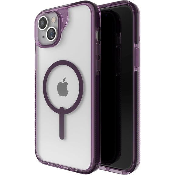 ZAGG Santa Cruz Snap Phone 15 Plus Case with Kickstand - iPhone MagSafe Case for iPhone 15 Drop Protection (13ft/4m) Durable Graphene Material Anti-Yellowing and Scratch-Resistant iPhone Case
