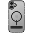 thumbnail image 1 of ZAGG Santa Cruz Snap with Kickstand Case for iPhone 16 Plus Black, 1 of 9