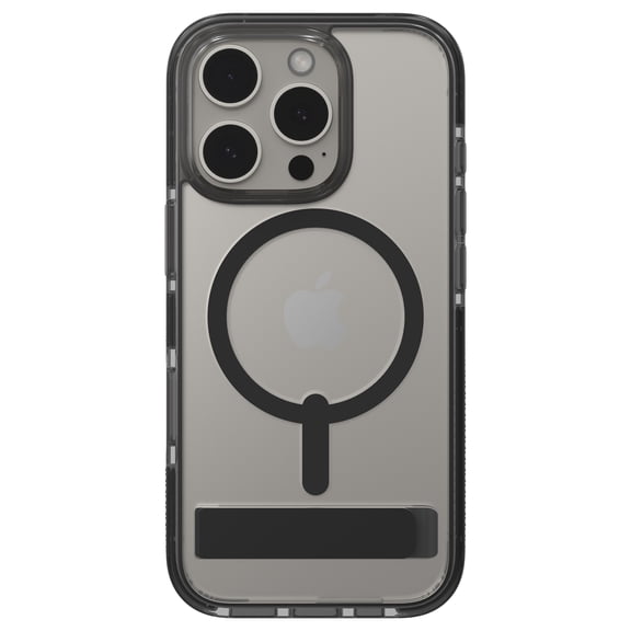 ZAGG Santa Cruz Snap with Kickstand Case for iPhone 16 Pro Black