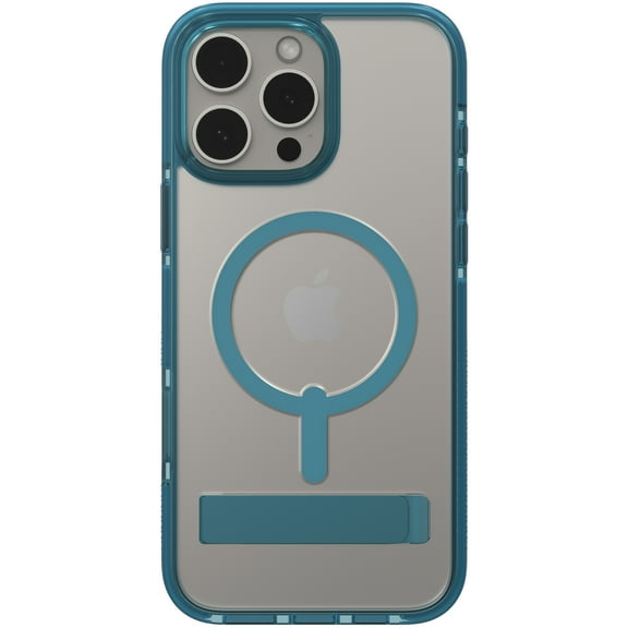 ZAGG Santa Cruz Snap with Kickstand Case for iPhone 16 Pro Max Retro Blue