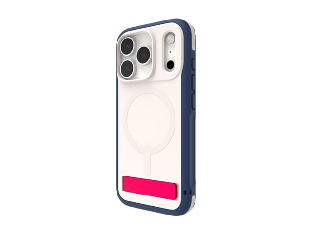 ZAGG Sedona Snap - Back cover for cell phone - with kickstand - MagSafe compatibility - graphene - red light and blue - for Apple iPhone 17 Pro