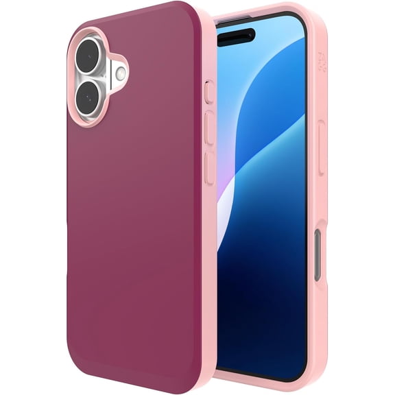 ZAGG SoHo Snap Case for iPhone 16 Currant Red Pink