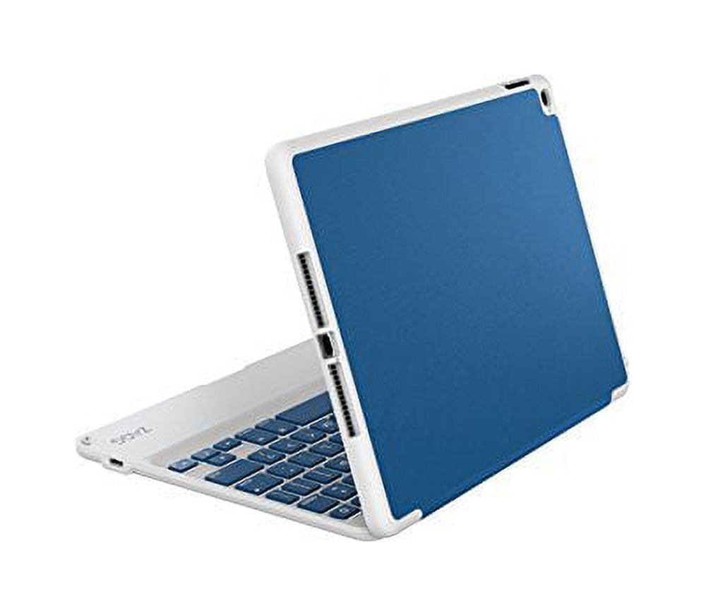 ZAGG Ultra-Slim Folio Case, Hinged Multi-View Bluetooth Keyboard for iPad  Air 2 - Blue