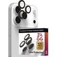 thumbnail image 1 of ZAGG iPhone Camera Lens Protector for iPhone 17/16/15 Pro and Pro Max Models - Beige Sandstone Camera Ring Maximum Impact & Scratch Protection Anti-Reflective Technology Glass Elite, 1 of 9